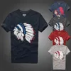 Causal T Shirt AF Mężczyźni Tees z Indian Charakter Avatar Wzór Wzór S do XXXL 210707