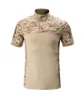 T-shirt militare dell'esercito T-shirt tattica mimetica manica corta da uomo T-shirt manica corta mimetica SWAT Hunt Combat Multicam 210726