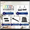 Bands 11 Pcsset Resistance Band Tpe Elastic Yoga Tubes Pull Rope Home Gym Fitness Equipment Tool Drop1 Ypyhq Yvmyi