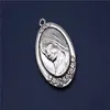20 pièces/mode couleur mixte jésus vierge marie icône catholique religieux charme perles médaille bracelet collier