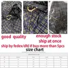 GetSpring Women Shirt Bluzka Vintage Plaid S Long Kobiet Bandaż Długi Rękaw Projektant Dorywczo Top Plus Rozmiar 210719