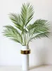 Plastic Artificial Palm Leaf Plants Green Desert Summer Decoration Tropical Fake Plant Garden Home Jungle Party Decor Wedding 210624