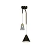 Nordic Led Pendant Lamp Glass Black Shade Fixture For Dining Room Bedroom Bar Cafe Cloakroom Decorating Small Hanging Light Lamps