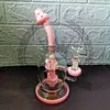 Recycler cam nargile petrol kuleleri ile 4mm kuvars banger tırnak kalın bongs erkek eklemi 14.5mm