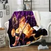 Demon Slayer 3D Printed Fleece Blanket for Beds Thick Quilt Fashion Bedspread Sherpa Throw Blankets Adults Kids