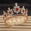 Luxe Royal King Bruiloft Crown Bruid Tiara's en Crowns Queen Haar Sieraden Crystal Diadeem Prom Hoofdtooi Hoofd AccessoRie Pageant 210707