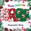 Custom Christmas Gedrukt Wegwerp Gezichtsmasker Leuke Cartoon Kleur Parent-Kind Familie Beschermende Maskers