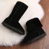 ugg uggs Moda australiana Inverno Longo Fur Botas de Neve Mulheres Camurça Couro Sobre O Joelho Sapatos Feminino Tube Botas Longas 35-42ppip #