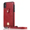 Fundas de teléfono de cuero con cadena para Iphone 14 6 S 7 8 Plus 12 Mini X XS XR Wallet Card 11 Pro Max 13 ProMax SE