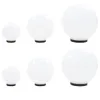 6 Piece LED Bowl Lamp Set Spherical 20/30/40 cm PMMA
