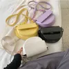Sacs de soirée solide sac à bandoulière pour femmes en cuir PU créateur de mode petite épaule femme sacs à main et sacs à main selle Messenger #21