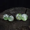 green onyx earrings