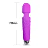 Kraftfull Vagina Vibrator Silicone Dildo Vuxen Sexleksaker för Kvinna AV Magic Wand Clitoris Stimulation Sex Erotic Toys Shop