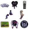 Broches Broches Haute qualité cuivre gothique Style Punk amant émail broche revers sac à dos chapeau Badge squelette Rock Band horreur Mo4181642