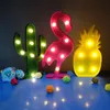 Party Dekoration Weihnachten LED Nachtlichter Dekor Flamingo Lampe Pendelleuchte Ananas Kaktus Stern Luminary Wanddekorationen