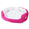 Kennlar pennor husdjur säng plysch varm sovande soffa husdjur matta med avtagbar täckning för hundar katter p7ding228o
