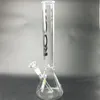 18 Inch Glass Bong Beaker Hookahs Smoking Pipe Big and Thickness Straight Glass Tube for Tobacco