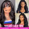 Remy Baby Hair Pre Plucked 13x4 Body Wave Spets Front Wig Human Hair For Women Preplucked HD Transparent 360 Spets Frontal Wig With 2099691