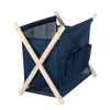 X-Grande mesa de lavanderia colapsible mesa de armazenamento de armazenamento hamper bedroom roupa suja organizador organizador portador 210609