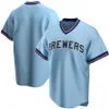 Milwaukee Christian Yelich Bayball Jersey Ryan Braun Lorenzo Cain Keston Huura Josh Cader Kolten Wong Manny Pina Travis Shaw Orlando Arcia Robin Yount Paul Molitor