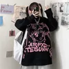 Neue Koreanische Niedliche Cartoon Gestrickte Pullover Winter Y2k Harajuku Japanische Anime Casual Punk-Stil Frauen Lose Ulzzang Kawaii Y0907