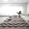 Teppiche, lange Plüsch-große Teppiche für Wohnzimmer, rutschfeste quadratische Heimdekorationsmatte, bequem, langlebig, verdickend, flauschige Teppichmatten R230720
