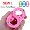 Antistress Fidget Toy 88 track decompression Sistema di induzione portatile treni Spinner Squishy AntiStress Toys Adult Funny Reliver Sensory 0173