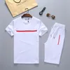 Mens tracksuit designer dress 20ss cotton short sleeve Shorts Set Round Neck loose trend two pieces