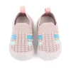 Baby First Shoes Mixed Colors Unisex Walker Boys Girls Kids Rubber Soft Sole Floor Shoes Knit Booties Anti-Slip