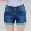 Calças de verão Shorts Mulheres Casual Curto Sexy Cintura Alta Denim Roupas Plus Tamanho 26-36 210719