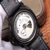 Luxury watch pam1661 vs men's carbon fiber case 44mm nylon strap through the bottom p9010 movement sapphire scratch resis250M