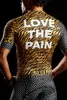 레이싱 세트 LOVE THE PAIN 남자 여름 반팔 자전거 의류 야외 산악 도로 훈련 재킷 자전거 Uci Mtb 세트