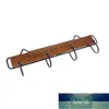 Wall Mounted Clothes Hanger 4 Hooks Hat Key Holder Laundry Coat Rack Hanging Storage Shelf For Home1