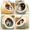 Cat House Cama Quente Soft Pequeno Cachorro Cachorro Pet Cesta Aconchegante Gatinho Lounger Almofada Lavável Sofá 210722