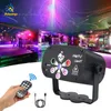 60 120 Muster LED-Laserbeleuchtung USB wiederaufladbar RGB UV Bühnenprojektor Lichter für Disco DJ KTV Party Geburtstag Dekor