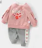 Sets Baby Girls Autumn Clothing Suits New Jeans Jackets and Solid Mesh Dress Children Long Sleeve Princess Outfits