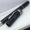 Célèbre série de stylos à stylos à stylos à pâtisserie rouge classique en résine noire spéciale stylo rouleau avec un clip de serpent unique8915329