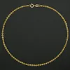 Fine Jewelry Ankle Bracelets 9-11 Inches (23-28 cm) Genuine 18K Yellow Gold Anklets Shine ROLO Chain 2mm Width Stamped Au750