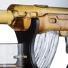 1000 ml de luxe grand fusil créatif pistolet whisky décanteur ensemble avec en bois PSP61867085