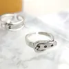 Küme halkaları liemjee moda kişilik parti mücevherleri basit retro gümüş kemer yüzüğü kadınlar için özellikler namour cazibe hediyesi tüm mevsimler