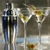 Paslanmaz Çelik Kokteyl Shaker Mikser Şarap Martini Bar Araçları Barmen İçecek Parti için 350ml / 550ml / 750ml 9-piece Set