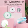Fashion Mini Portable Manicure Dryer Nail Polish Innesto Trucco multifunzionale per ciglia