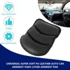 Car Organizer 2022 Soft PU Leather Auto Armrest Pads Cover Solid Color Vehicle Interior Styling Seat Protective Pad Drop