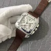 2021 Fashion Men يشاهد حركة الكوارتز جميع المؤشرات Chronograph مشاهدة الفولاذ المقاوم للصدأ الحالة