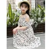 女の子のための夏のドレスボヘミアスタイルのビーチの子供オフショルダーES 10代の服6 8 10 12 14年Q0716