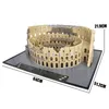 Colosseum Model Bloki Building Formy King Duel Arena 22002 MOC-49020 Architektura 10276 Cegły Edukacja Dzieci Boże Narodzenie Prezenty Urodziny Zabawki dla dzieci