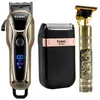 Tondeuse à cheveux professionnelle pour barbier, rasoir électrique Rechargeable, finition, Machine de découpe, tondeuse à barbe, sans fil, filaire, 220216