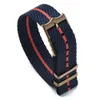 Premium Nato Strap 20mm 22mm Nylon Ersättningsarmband Watch Strap Justerbar Nylon Watch Band Single Pass Style för Tudor H091569791961