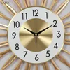 Nowoczesny minimalistyczny salon dzienny osobowość netto czerwony zegarek ścienny kreatywny moda dekoracja atmosfera zegar domowy 210414