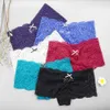 6pcs Women's Panties Sexy Lace Briefs Intimate Seamless Underpants Hollow Out Female Underwear Mid Waist Shorts Wholesale Lot 210720